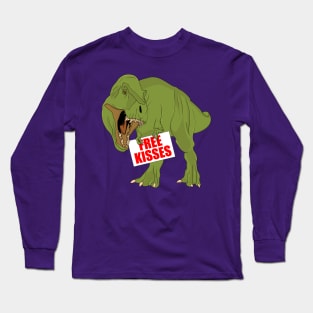 Free kisses trex Long Sleeve T-Shirt